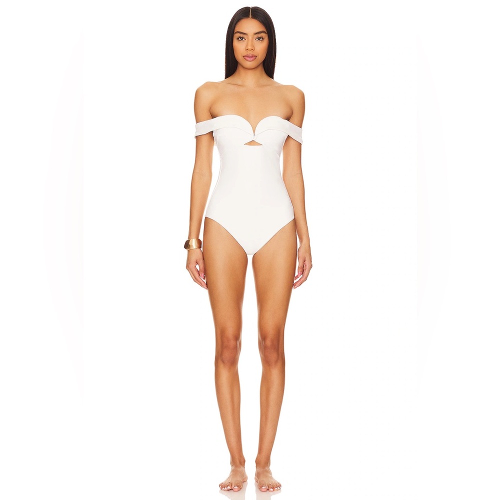 Zimmerman Lexi Off Shoulder One piece Swimsuit size AUS0/US2-4